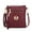 Burgundy, variant on Scarlett Crossbody Bag, Vegan Leather Purses and Handbags for Women by Mia K