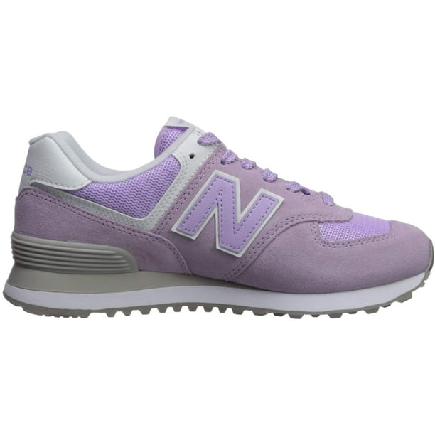 New Balance Women s 574 V2 Essential Sneaker Violet Glo White 5 M US