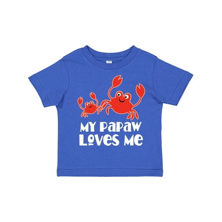 

Inktastic My Papaw Loves Me Grandchild Gift Toddler Boy Girl T-Shirt