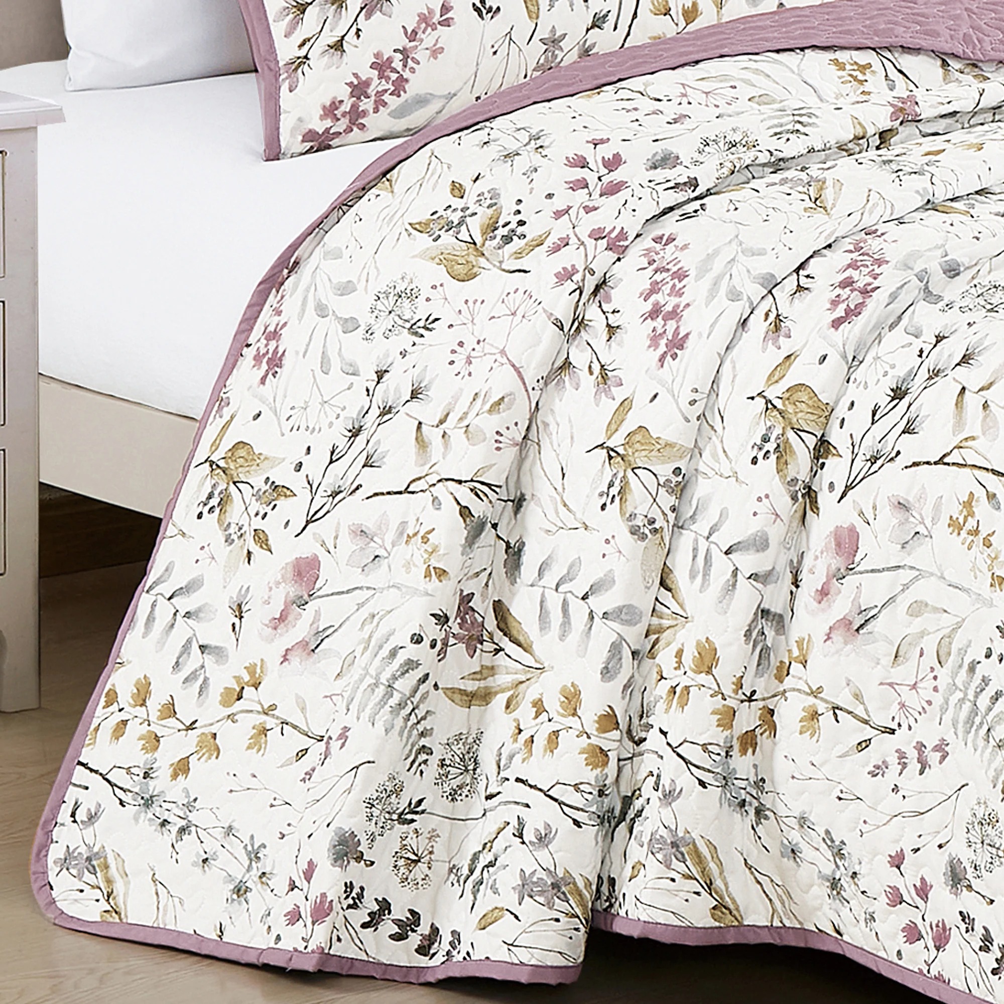 3 Piece Lightweight Quilt Set Bedspread Set Lara