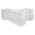thumbnail image 6 of Starlight Canyon Home Wood L-Desk & Return, 6 Drawers, 2 Locking Files, Power Center, White, 6 of 9