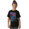 thumbnail image 4 of Lucid Dream Melting Happy Face Crewneck T Shirts Boy Girl Teen Brisco Brands X, 4 of 5