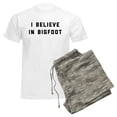 thumbnail image 6 of CafePress - I Believe In Bigfoot Men's Light Pajamas - Men's Light Loose Fit Cotton Pajama Set, 6 of 7