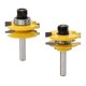 thumbnail image 5 of De Brocas Para Enrutador De Riel Y - Shaker 2 Piezas Bits Herramientas De Carpintería Con Vástago De 8 Mm CUTICAT Broca de enrutador de ranura redonda, 5 of 8