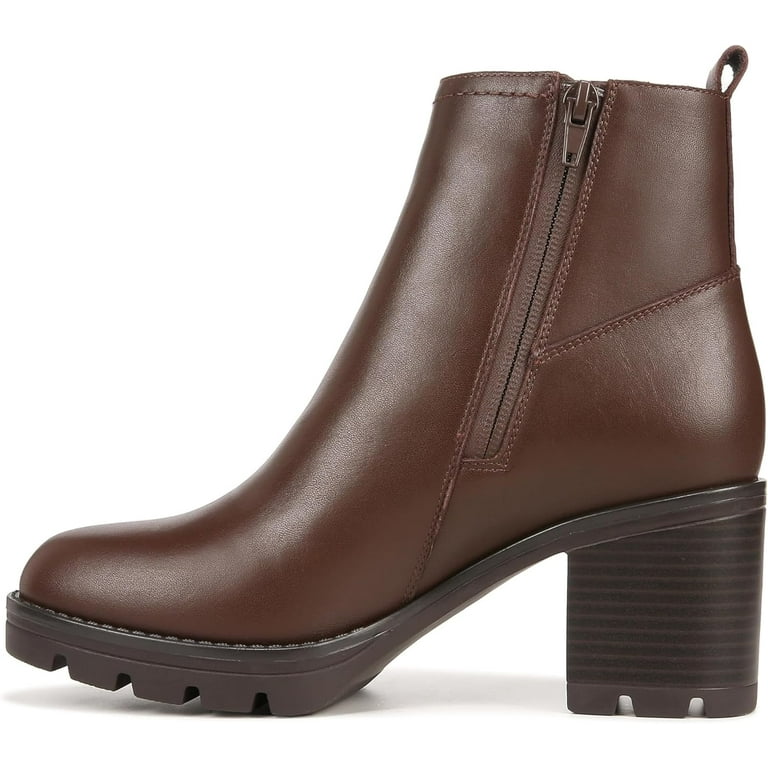 (取寄) ナチュラライザー レディース ヴァーニー ウォータープルーフ Naturalizer women Naturalizer Verney Waterproof Chocolate Waterproof Leather Naturalizer Women's Verney Ankle Boots Chocolate Leather Brown