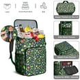 thumbnail image 3 of Floral Lemon Print Backpack Cooler, Insulated Leakproof Lunch Bag for Tropical and Summer Activities, 3 of 6