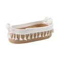 thumbnail image 2 of Macrame Storage Basket Woven Rope Organizer Decorative Boho Style for Desks Tables Counters, Multicolor, 2 of 8
