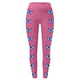 thumbnail image 4 of MKLEKYY Leggings deportivos para mujer, leggings estampados, leggings deportivos de fitness, pantalones de yoga (estilo 2), 4 of 4