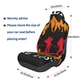 thumbnail image 3 of Honeii Not All Who Wander Are Lost Hiking Print Car Seat Cover,Car Interior Covers,Universal Fit Seat Protector, Compatible with Most Cars, SUVs, Trucks, and Vans, 3 of 5