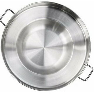 EZ Travel Heavy Duty Stainless Steel Frying Pan and Serving Platter for  Authentic Mexican Tortillas and Tacos, 21.25 Comal Para Tortillas y Tacos