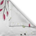 thumbnail image 3 of Ambesonne Modern Kitchen Curtains, Geometric Flowers Floral, 55"x39", Pistachio Green Magenta, 3 of 3