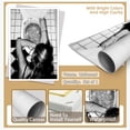 thumbnail image 2 of Lienzo decorativo Liyark divertido para baño, negro y blanco, 30 x 40 cm, 2 of 7
