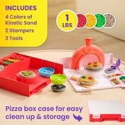 Kinetic Sand, SquishPizza Activity Playset with 1lb Play Sand & 5 Tools