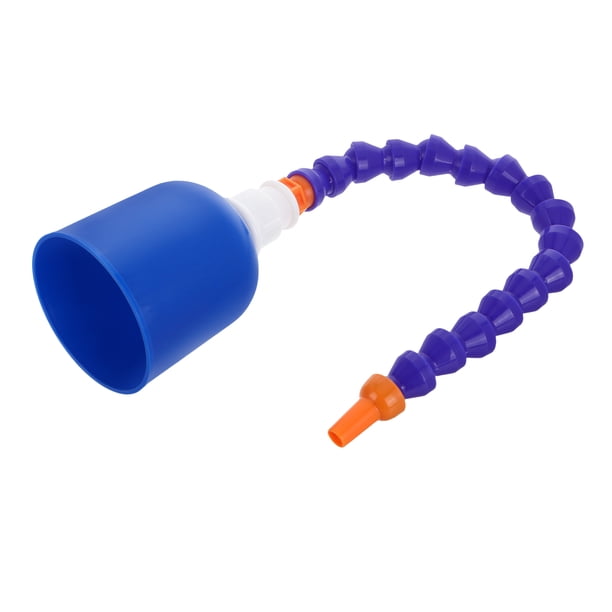 Embudo de aceite flexible de plástico con manguera de boca ancha para maquinaria hidráulica automotriz, sistema de refrigeración por agua para cambio de aceite y gasolina