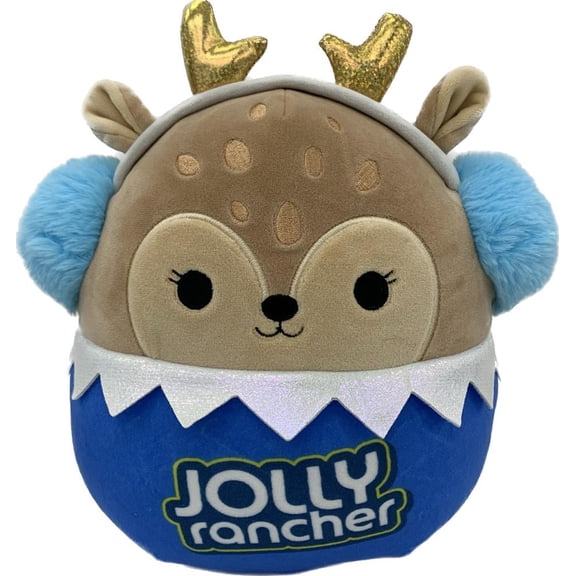 Squishmallows Original Jolly Rancher 8-inch Holiday Dawn the Fawn Child's Ultra Soft Plush