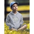 thumbnail image 2 of Ram Face Doodle Hoodie Juniors -Image by Shutterstock,  Large, 2 of 4