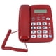 thumbnail image 4 of W520 Teléfono de identificación de llamadas Llamada manos libres para oficina, hogar, familia, negocios, Rojo, 4 of 5