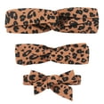 thumbnail image 6 of FYMNSI Mommy and Me Dresses with Headband Leopard Print Ruffle Sleeveless/ Flutter-Sleeve Tank Sundress Mom Daughter Matching Outfit Set (Baby 12-18M), 6 of 10