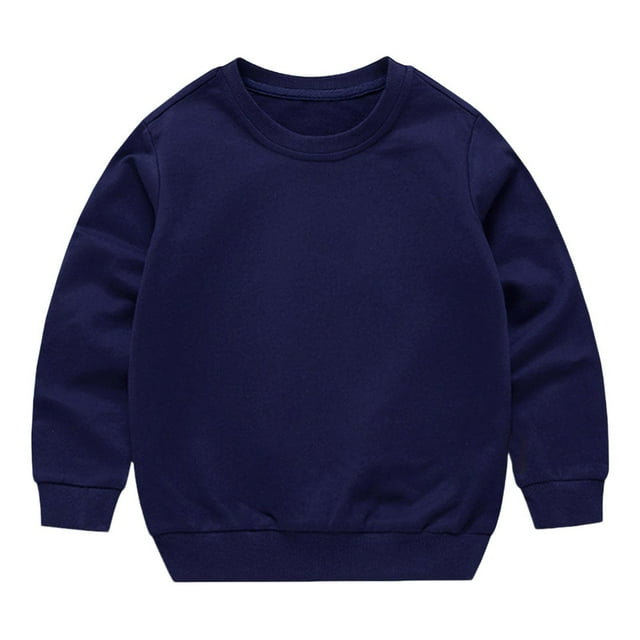 vdgthytj Chandail en Molleton pour Filles Garçons Enfants Décontracté Col Rond Manches Longues Chandail Vêtements d'Automne 1-13 Ans