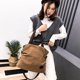 thumbnail image 4 of Bolso de lona para mujer, bolso de hombro, bolso cruzado informal multifuncional, grande, para la escuela, bolso de compras informal para uso diario, 4 of 4