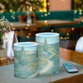 thumbnail image 3 of Yayeee Flameless Candles with Remote Flickering Battery Operated Multi Color Changing, Garden Scene, 3 of 7