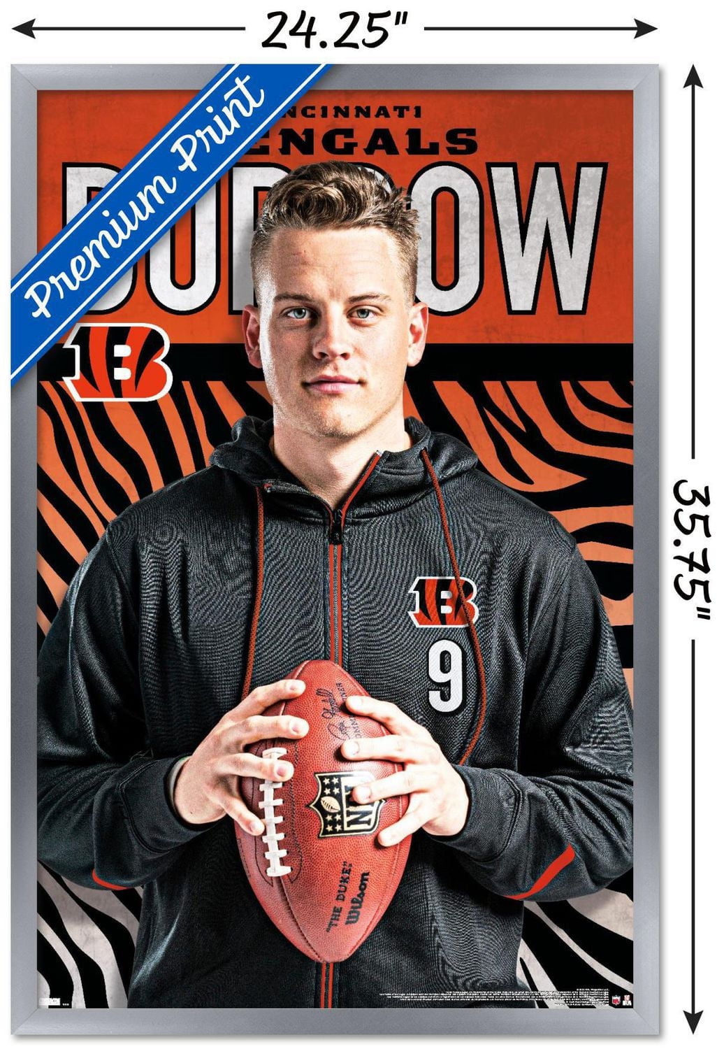 NFL Cincinnati Bengals - Joe Burrow Pose 20 Wall Poster