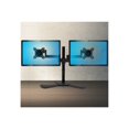thumbnail image 3 of V7 DS1FSD-1N - Mounting kit (desk mount) - for 2 LCD displays - aluminum, steel - black - screen size: 27", 3 of 3