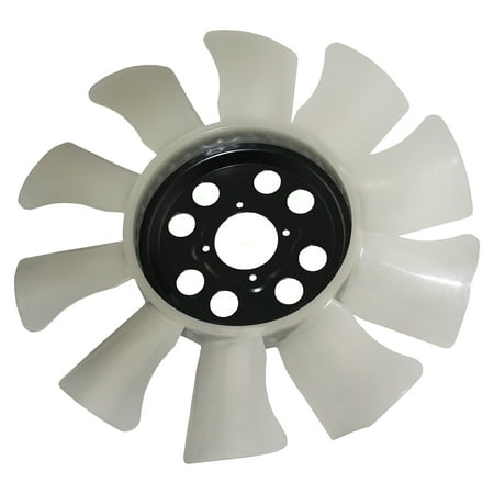 6 Cyl Radiator Fan - Cooling Fan Blade Plastic with 10 Blades Replacement for Ford Explorer Mercury Mountaineer 6 cyl F77Z 8600 DB