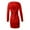 Red, variant on LLYwey s Boho Dresses for Women 2024 Fashion Color Slim Back Bow Tie Casual Long Sleeve Dress New Sweater Dresses White L