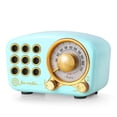 thumbnail image 1 of Altavoz Bluetooth de radio retro, radio vintage Greadio FM con fuerte mejora de graves, volumen alto oso de fresa  Electrónica, 1 of 4