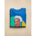 thumbnail image 3 of Girl W Short Hair Portrait Sweatshirt Women -Image by Shutterstock, Female 3X-Large, 3 of 4