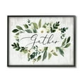 thumbnail image 2 of Stupell Industries Gather Text White Flower Green Botanicals Distressed Pattern, 14 x 11,Design by Lettered and Lined, 2 of 5
