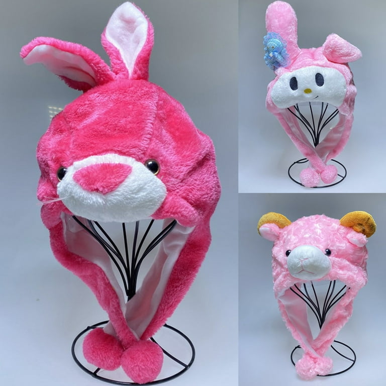 Funny animal winter hats deals