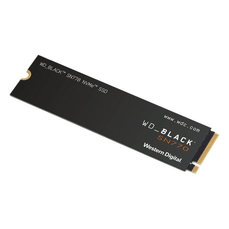 WD Black 1TB SN770 NVMe Internal Gaming SSD Solid State Drive - PCIe Gen4 ,  M.2 2280, up to 5,150 MB/s - WDBBDL0010BNC- WRWM