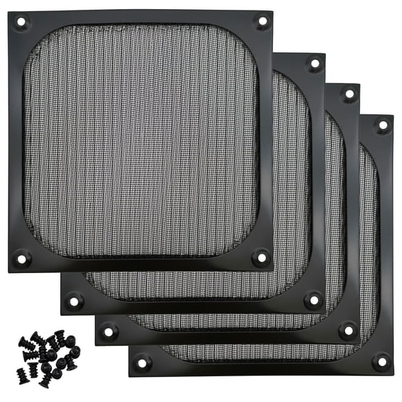 Filtro de polvo para ventilador, carcasa de ordenador, 140 mm, IMSURQLTyprise, paquete de 4