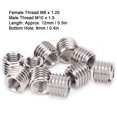 thumbnail image 2 of Thalyn Thread Conversion Nut Thread 10Pcs Insert Nut Thread Repair Sleeve Threaded Bushing Screw Reducing Conversion Tool, 2 of 6