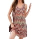 thumbnail image 1 of V Neck Sleeveless Sundresses Geometric Flower XL, 1 of 5
