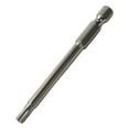 thumbnail image 2 of Wuweikeji 12 Sizes 1 Pcs 1/4\\\\\\\" Hex Driver Bit Tamper Proof Security Drill Magnetic Bit Hollow Torx Screwdriver Bit 75mm T6-T40 Series-Screwdriver, 2 of 12