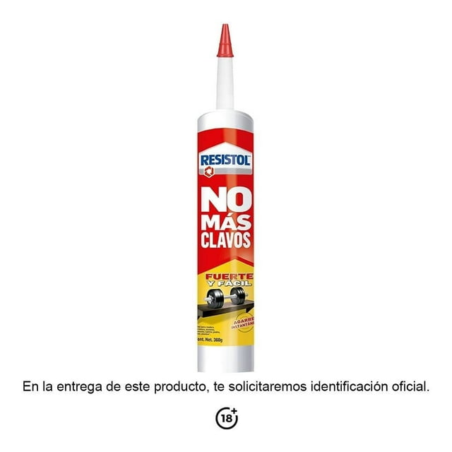 Adhesivo de montaje Resistol No Más Clavos fuerte y fácil blanco 353 g