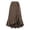 Brown, variant on Women's Asymmetrical Ruffle Wrap Midi Skirts Flowy Western Cowgirl Skirts (Black XXL)