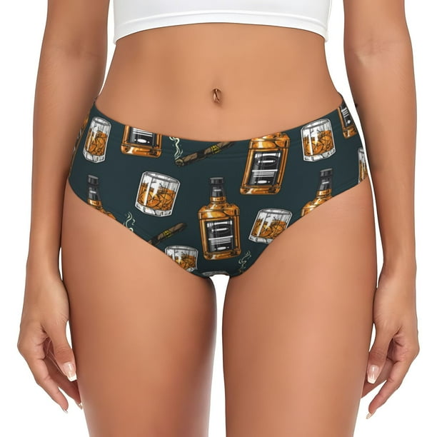 Fotbe Cigar Calzones Estampados para Mujer – Ropa Interior de Algodón, Cómoda, Suave y Elástica-Large