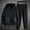 C Black, variant on Timoontee Men's Winter Fleece Lined Thickened Warm Set Long Sleeve Zip Up Hoodies with Drawstring Long Pants Casual Soft Comfy Sports Clothes 2 Piece Set Black XXL