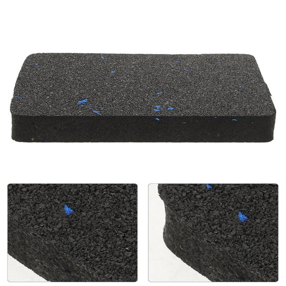 WEUVEB 4-Pack Rubber Noise Reduction Mats for Treadmill Floor , Home Exercise Equipment Pads