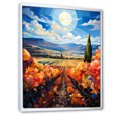 thumbnail image 2 of Designart "Contemporary Vineyard Scenery II" Landscape & Nature Floater Framed Canvas Wall Art, 2 of 7