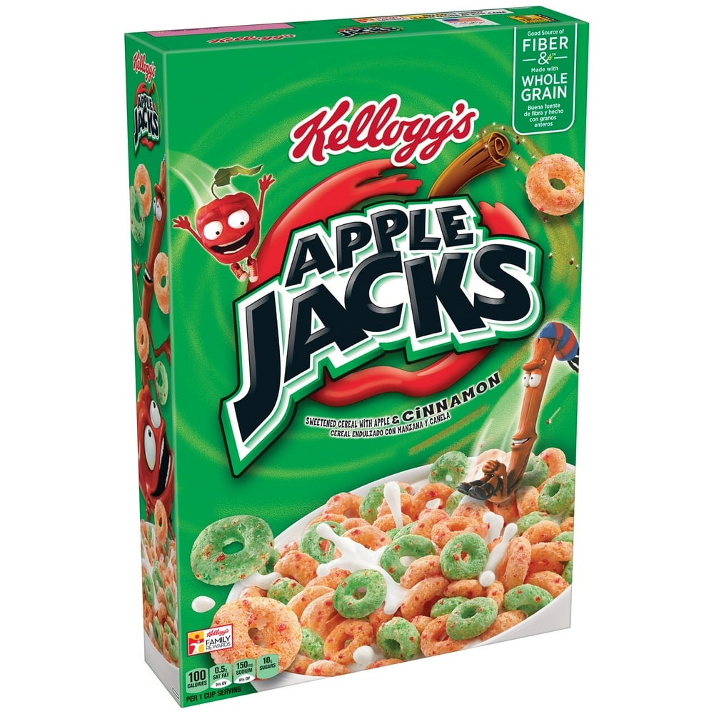 Kellogg's Apple Jacks, Breakfast Cereal, Original, 12.2 Oz Walmart