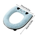thumbnail image 2 of Zipper Toilet Seat Cover, Soft Toilet Cushion Seat Cover, Washable and Comfortable Lid Toilet Cover for Bathroom, Travel, and All Seasons Use, 2 of 5