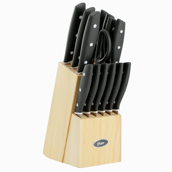 Oster Collister 15 Piece Stainless Steel Cutlery Set in Black