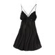 thumbnail image 1 of Gibobby Playera de Dormir de algodón para Mujer Día de San Valentín Camisón dormir elegante con cuello en V y encaje floral con tirantes para mujer(Negro,M), 1 of 4