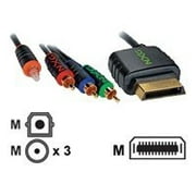 NXG Game Gadgets - Video / audio cable - component video / digital audio - Xbox 360 AV connector male to RCA, TOSLINK male - 13 ft