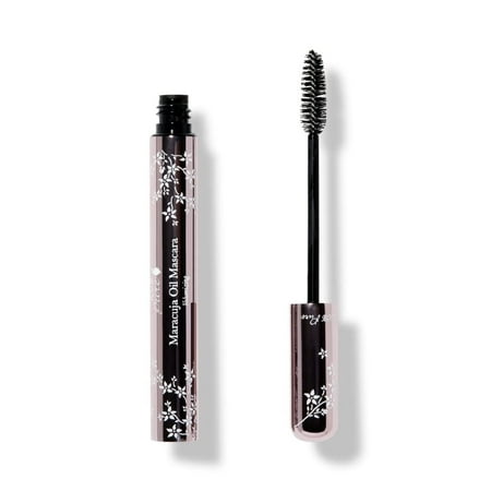 100% PURE Maracuja Oil Mascara Dramatic Intense Volume & Length Natural Fruit Pigmented Voluminous Eyelash Makeup No Clumping, Smudging or Flaking - Vegan, Black Tea Color - 0.35 oz